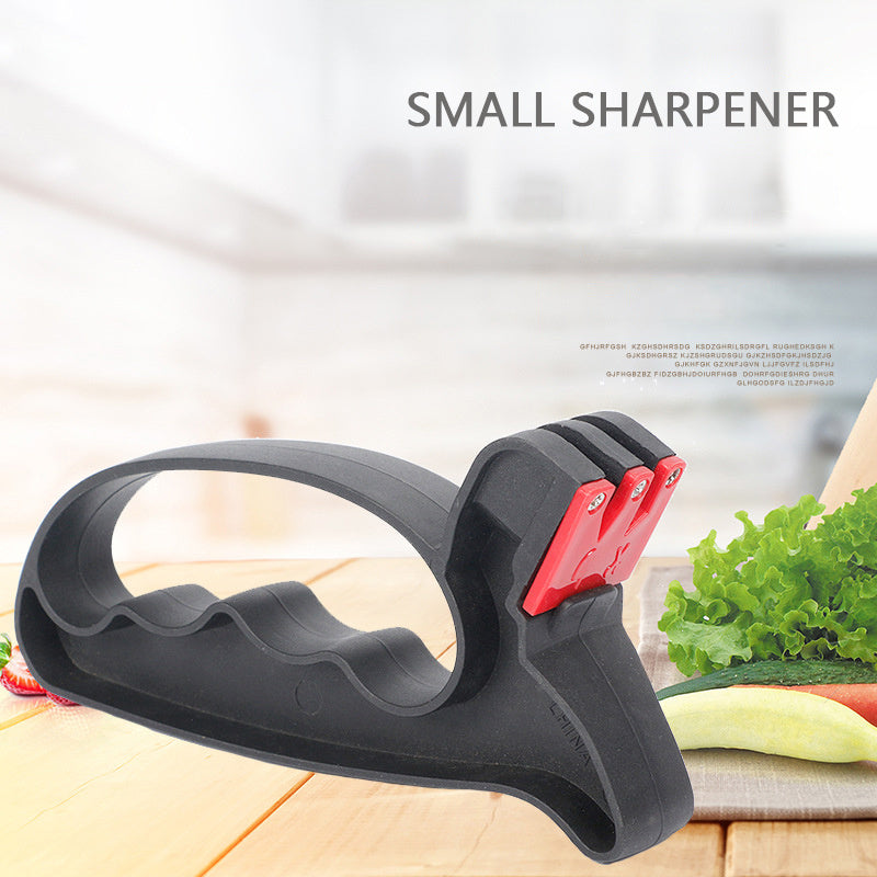 Knife Sharpener Portable Scissor Blade Sharpening Practical Kitchen Tools 2 in 1 Grinding Wheel Kitchen Gadgets