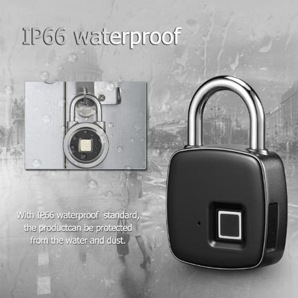 Cadenas à empreinte digitale, serrure intelligente, serrure de porte antivol, cadenas de porte extérieure, serrure à bagages, cadenas à empreinte digitale - Affordable Techs