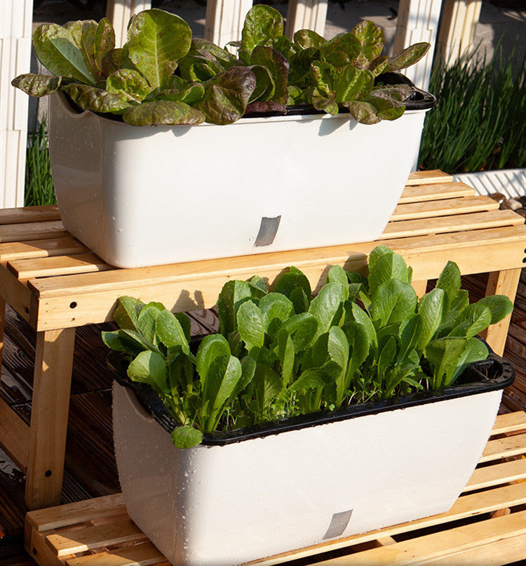 Long Plastic Flower Pot for Lazy Man