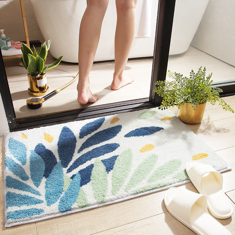 Absorbent Bathroom Floor Mats Non-Slip Bathroom Mats