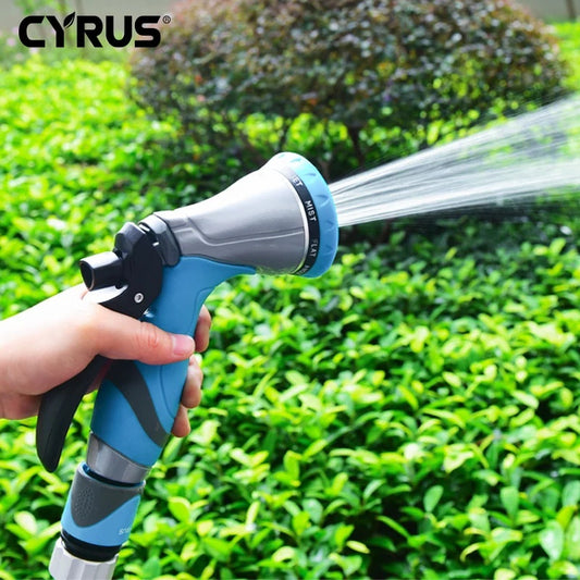 Garden Sprayer Water Spray Bottle Misting Gun Ten Modes Home Tools Aluminum Alloy Accessories Regadera Plant Watering Nozzle