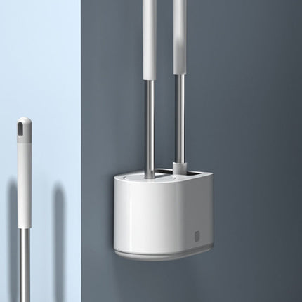 Brosse de toilette en silicone avec long manche, outil de nettoyage, accessoires de salle de bain pour la maison - Affordable Techs