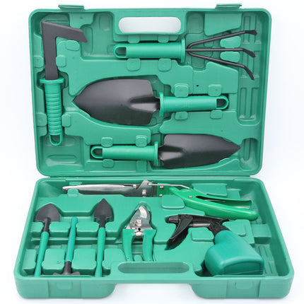 Ensemble d'outils de jardinage de dix pièces - Affordable Techs