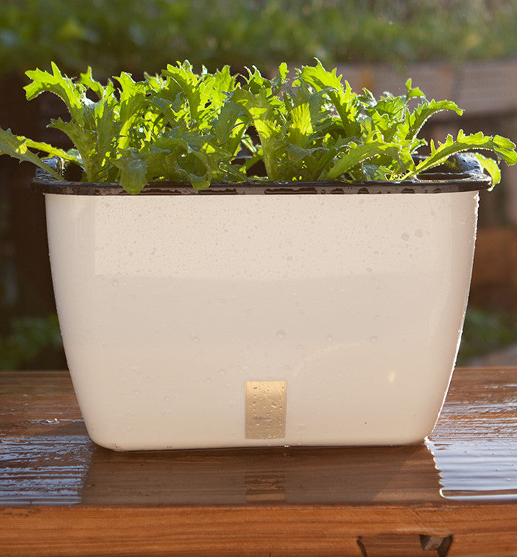 Long Plastic Flower Pot for Lazy Man