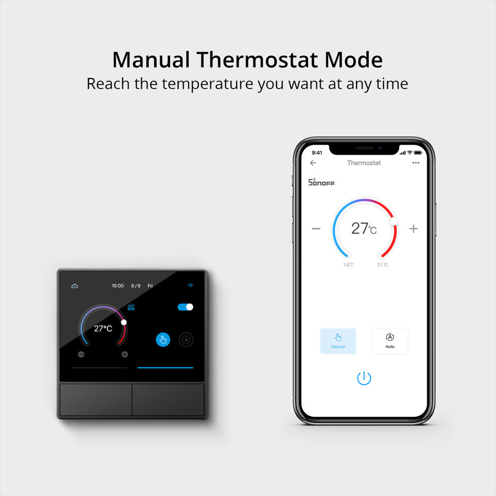 Smart Thermostat Display Control