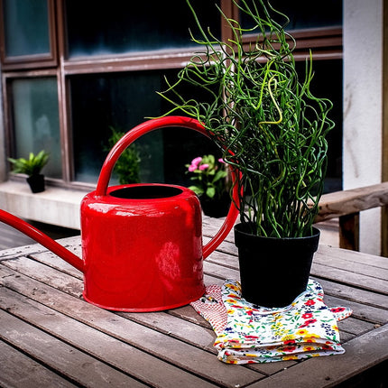 Gießkanne aus Stahlblech für Gartenarbeit, Gießkanne, Gemüsegartenbegrünung, Wasserkocher mit großer Kapazität