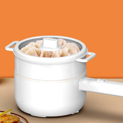 Multifunctional electric cooker for student dormitory Small electric cookware Long handle pot Electric frying pan