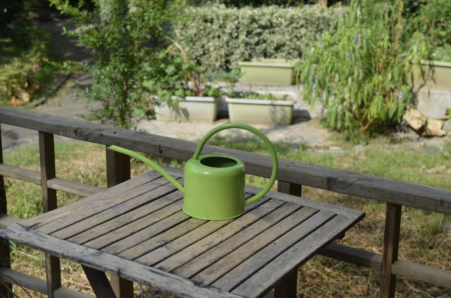 Arrosoir en tôle d'acier pour arrosoir de jardinage, verdissement du jardin potager, bouilloire de grande capacité