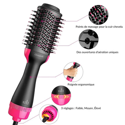 3 in 1 hair brush