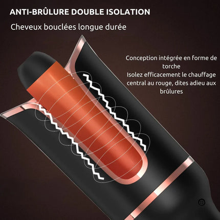 Automatic rotating curling iron