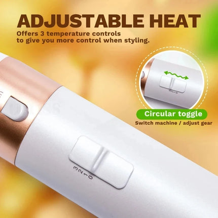 5-in-1 Profi-Heißluftbürste – Volumen, Glätten & Locken