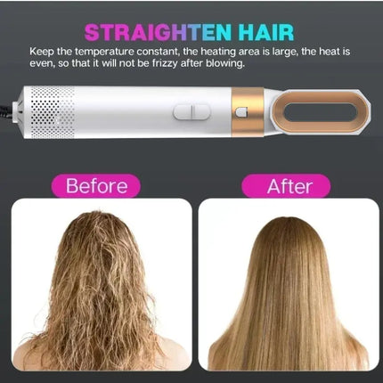 5-in-1 Profi-Heißluftbürste – Volumen, Glätten & Locken