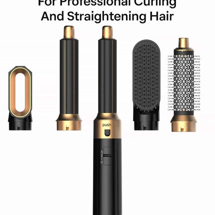 5-in-1 Profi-Heißluftbürste – Volumen, Glätten & Locken