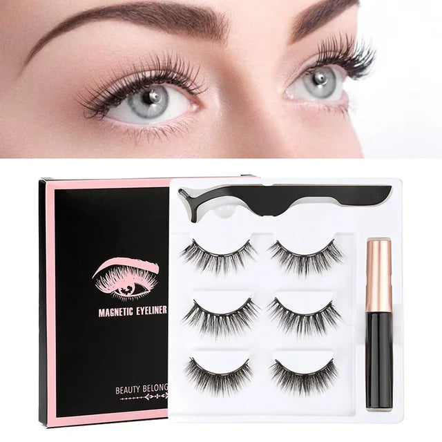 3D Magnetic False Eyelashes