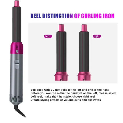 5-in-1 Profi-Heißluftbürste – Volumen, Glätten & Locken