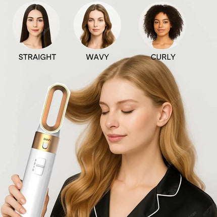 5-in-1 Profi-Heißluftbürste – Volumen, Glätten & Locken