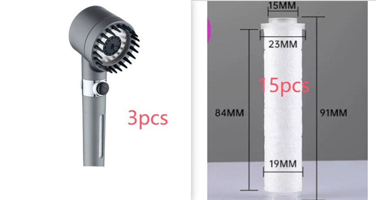 3-Modus-Duschkopf Hochdruck-Duschkopf Handfilter Regenhahn Badezimmer Badewanne Home Innovatives Zubehör