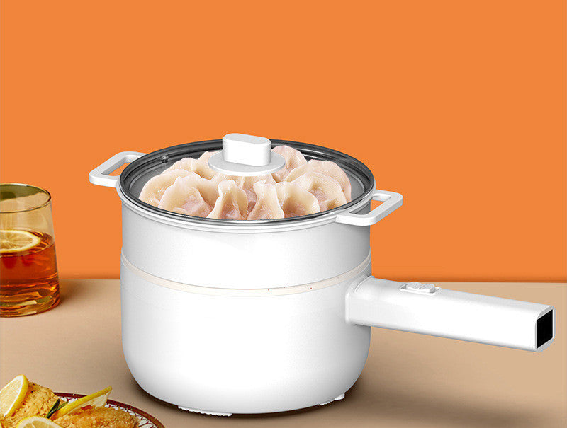 Multifunctional electric cooker for student dormitory Small electric cookware Long handle pot Electric frying pan