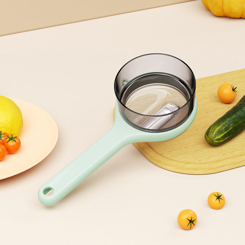 Multifunctional Kitchen Peeler with Storage Bucket Scraper Fruit Peeling Knife Storage Peeler Kitchen Gadgets