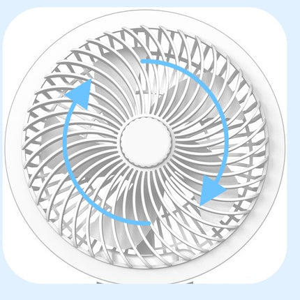 Ventilateur de bureau électrique portable à fixation murale, petit refroidisseur d'air portable pliable