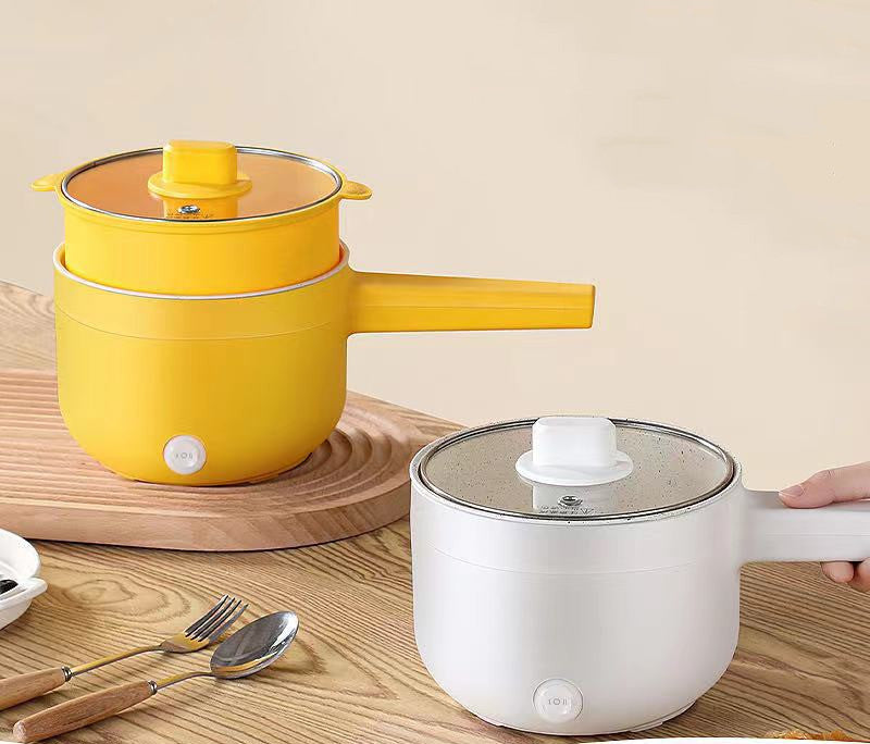 Multifunctional electric cooker for student dormitory Small electric cookware Long handle pot Electric frying pan