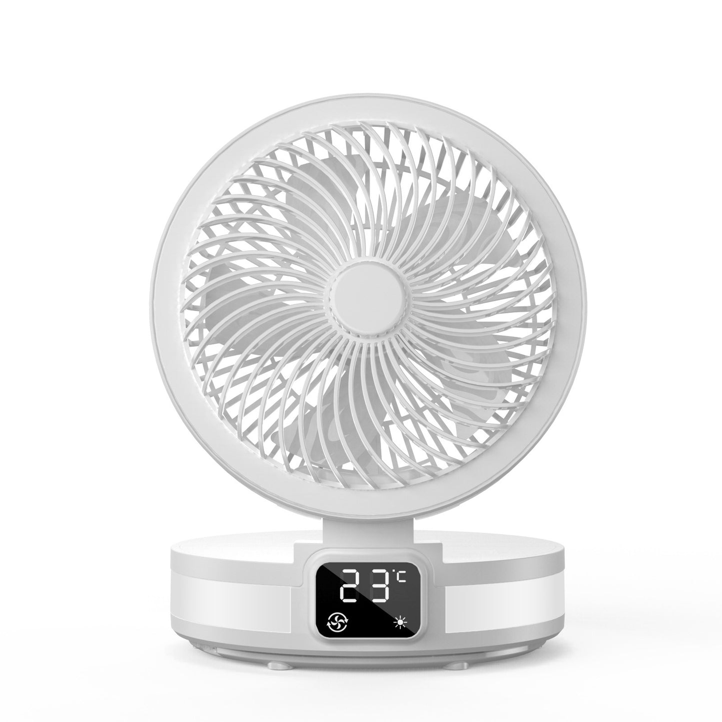 Portable Electric Desk Fan Wall Mounted, Small Foldable Portable Air Cooler